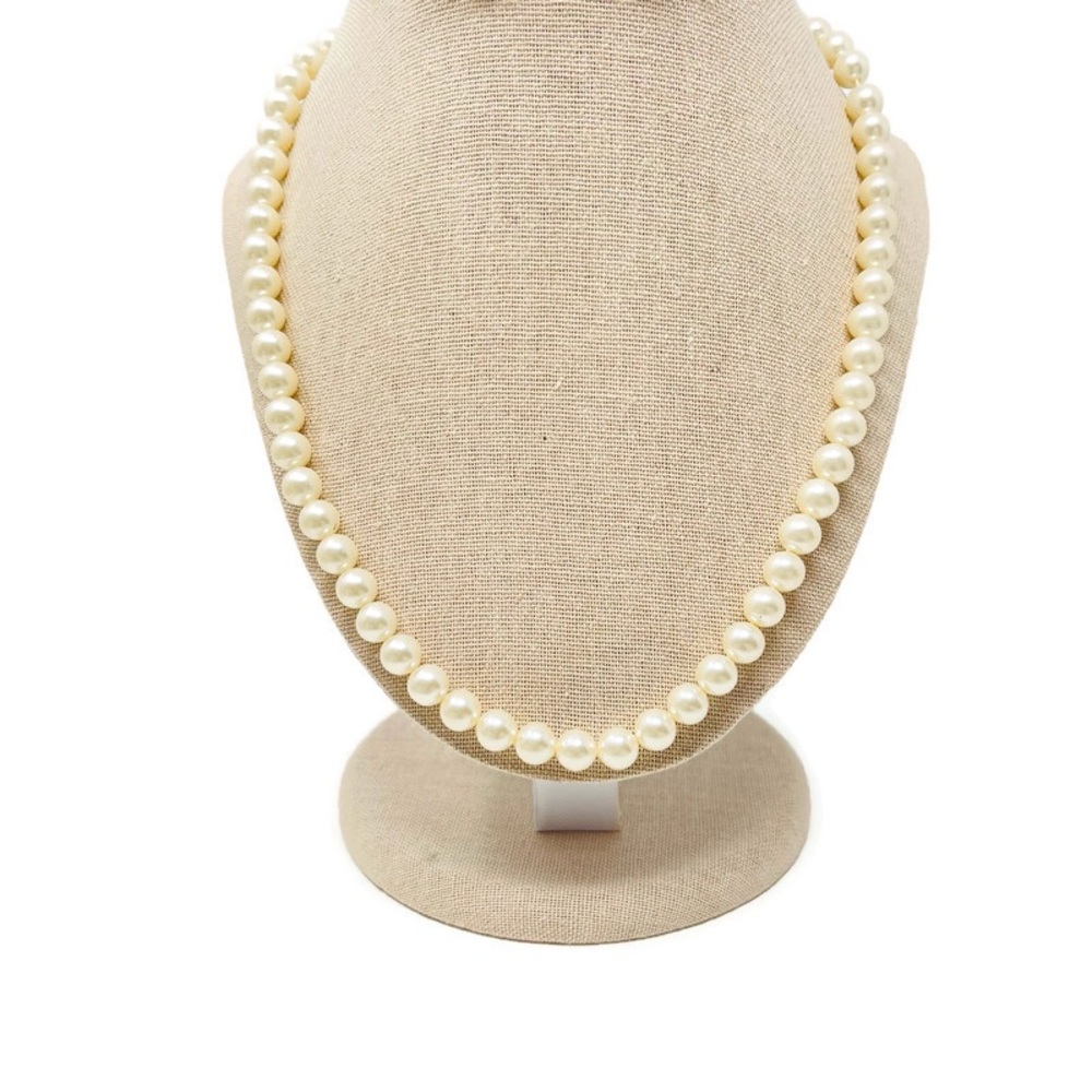 Vintage Sarah Coventry Faux Pearl Necklace | Classic‎ Single Strand - Picture 2 of 8